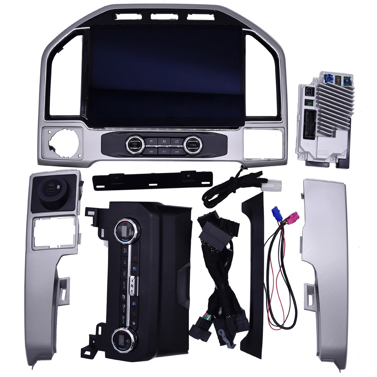 OEM Ford F150 F250 Sync3 to Sync4 Upgrade 8'' to 12'' Screen Sync4 Upgrade kits-Dealer Exclusive
