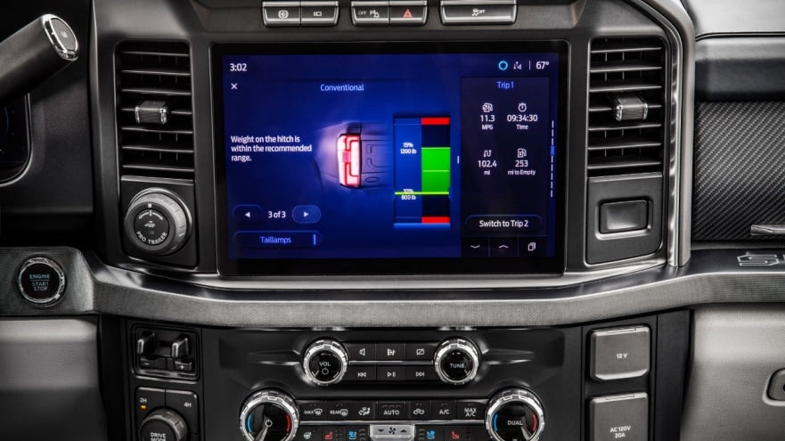 2023-2025 Ford F-250 F-350 8'' to 12'' Sync4 Touchscreen Upgrade ...