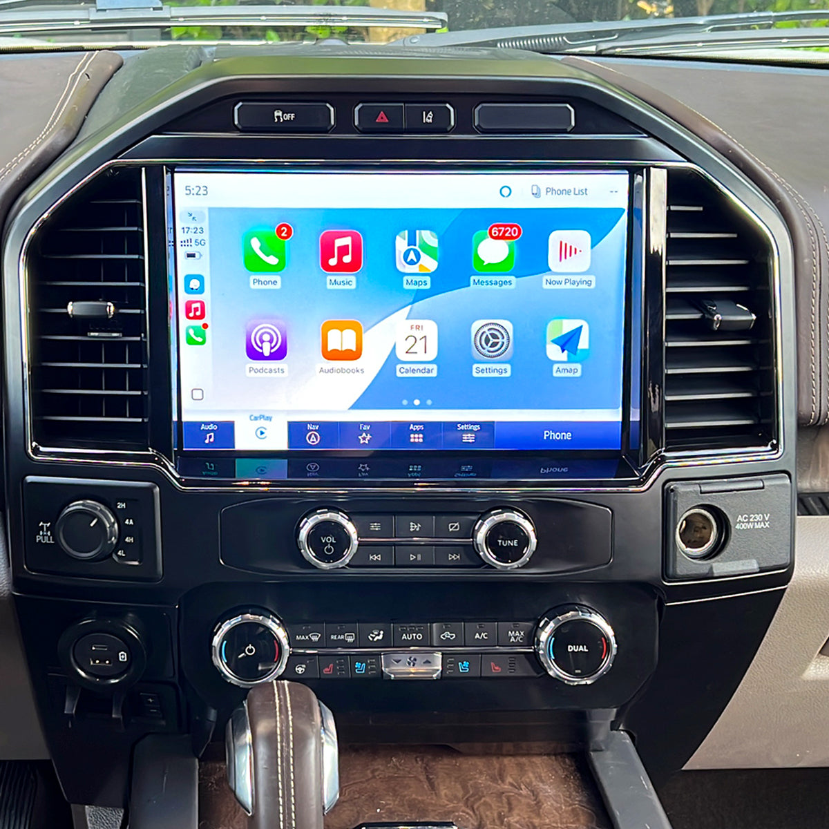 OEM Ford F150 F250 Sync3 to Sync4 Upgrade 8'' to 12'' Screen Sync4