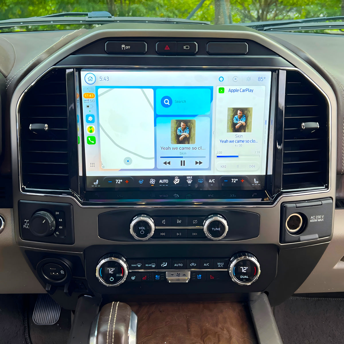 OEM Ford F150 F250 Sync3 to Sync4 Upgrade 8'' to 12'' Screen Sync4 Upgrade kits-Dealer Exclusive