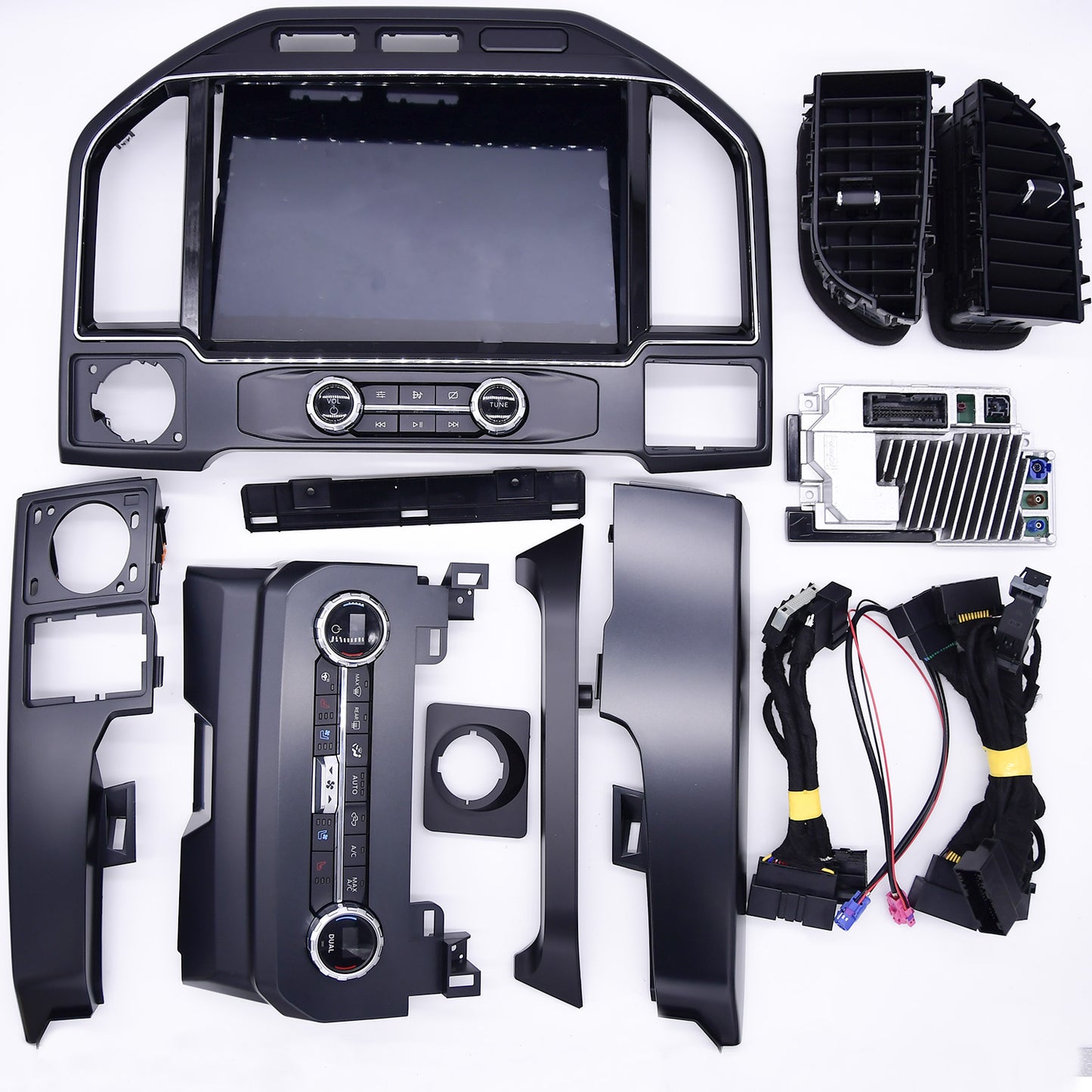 OEM Ford F150 F250 Sync3 to Sync4 Upgrade 8'' to 12'' Screen Sync4 Upgrade kits-Dealer Exclusive