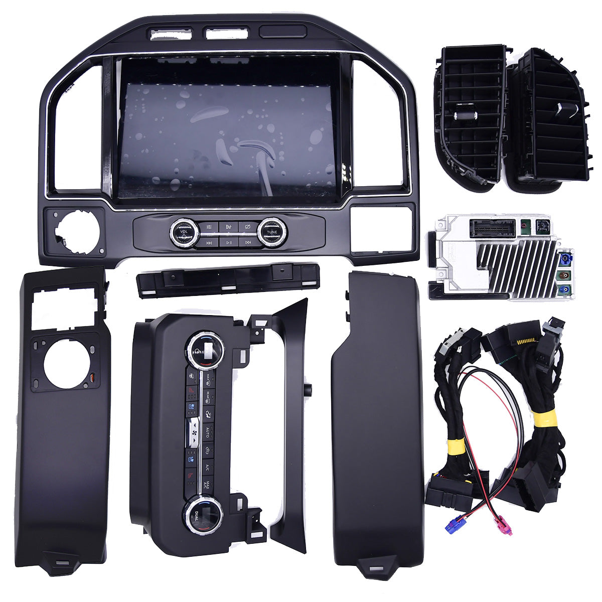 OEM Ford F150 F250 Sync3 to Sync4 Upgrade 8'' to 12'' Screen Sync4 Upgrade kits-Dealer Exclusive