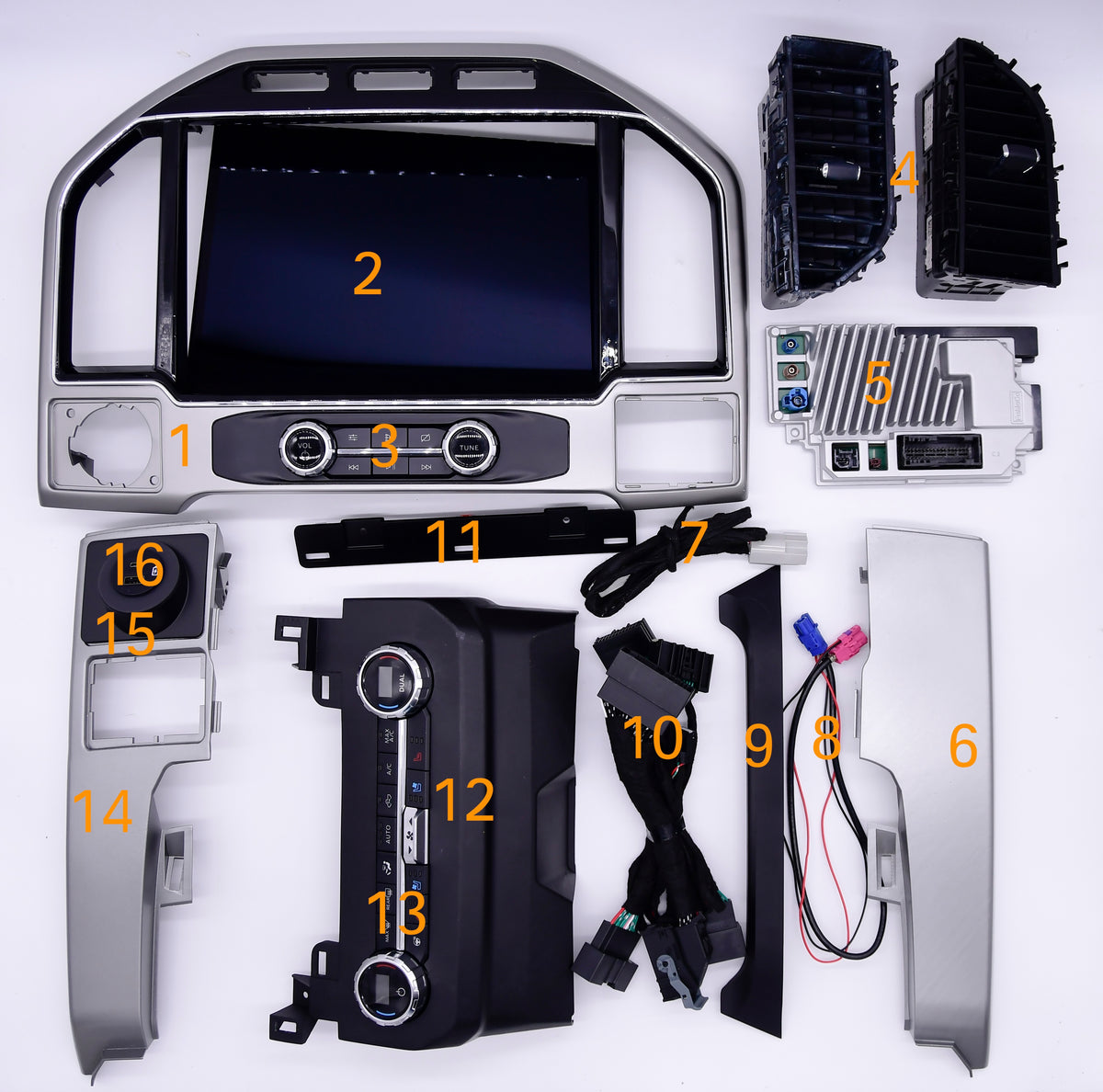 Complete Kits 12-inch Screen Sync4 Upgrade for F-150 F-250 F-350