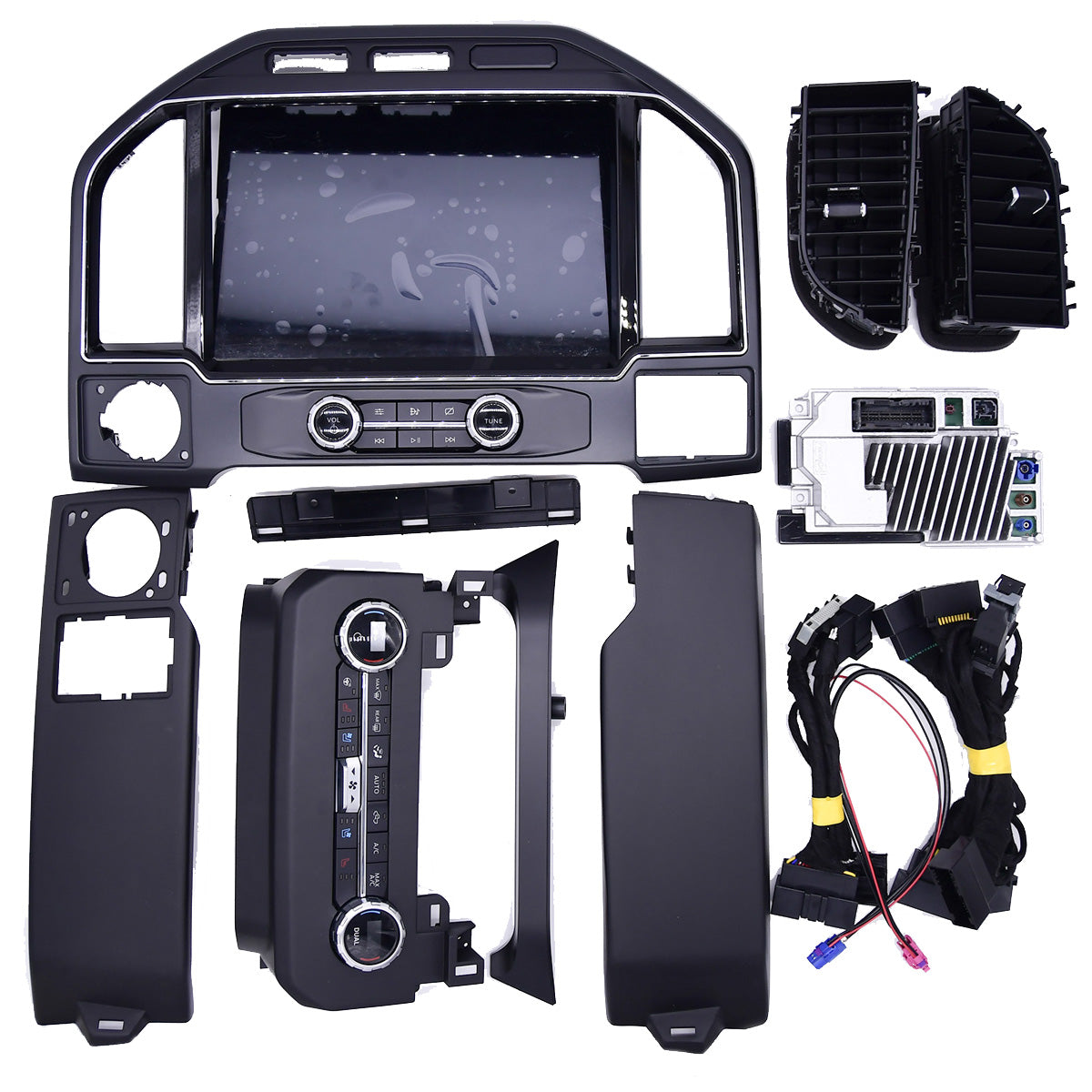 OEM Ford F150 F250 Sync3 to Sync4 Upgrade 8'' to 12'' Screen Sync4 Upgrade kits-Dealer Exclusive