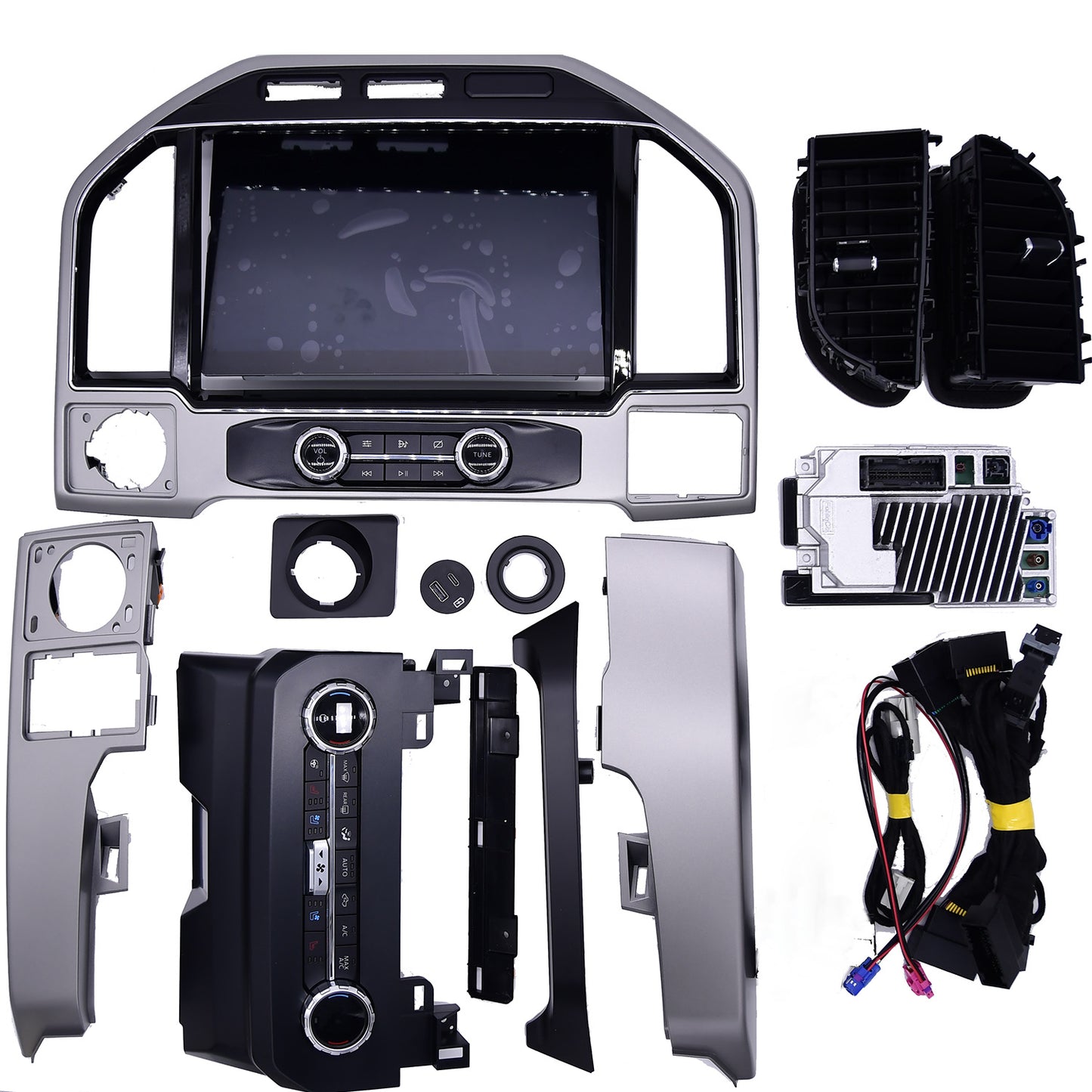 OEM Ford F150 F250 Sync3 to Sync4 Upgrade 8'' to 12'' Screen Sync4 Upgrade kits-Dealer Exclusive