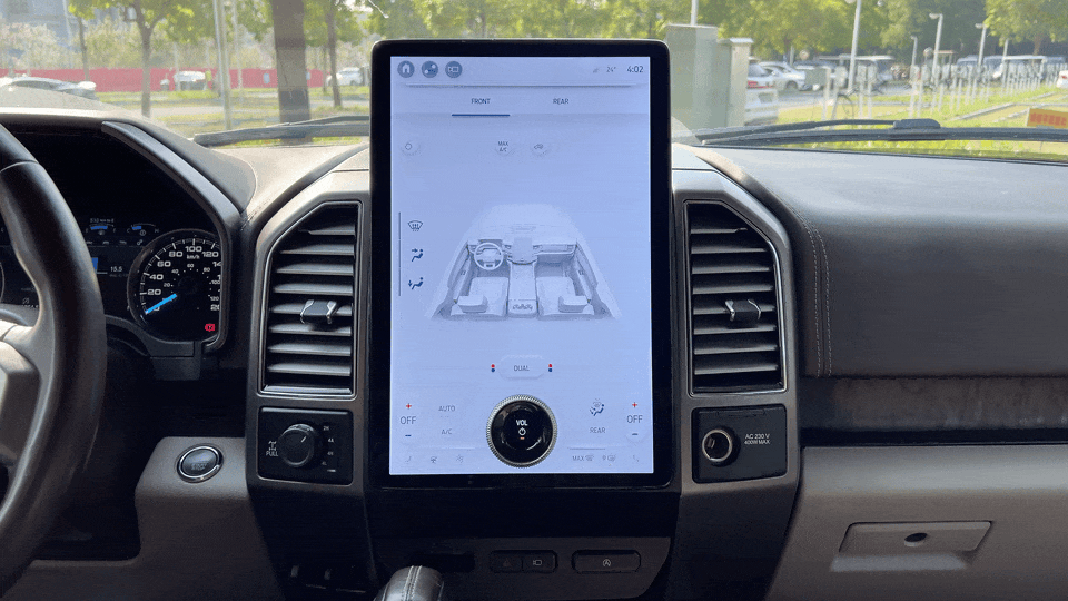 2016-2020 Ford F-150 2017-2022 F250 OEM Sync3 to Sync4A 8'' to 15.5'' screen Upgrade with Wireless CarPlay&Android Auto